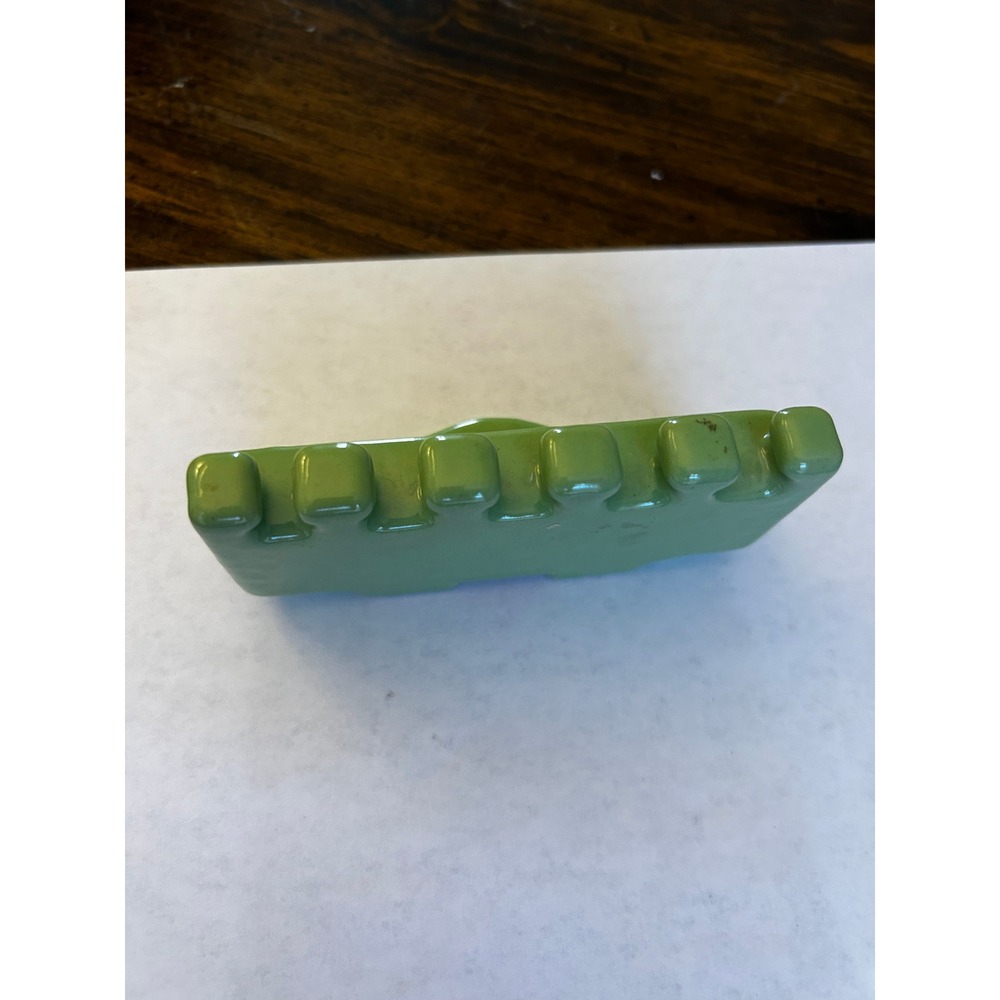 Vintage  1920's Jadeite Toothbrush Holder, Wall Mount - Picture 5 of 5